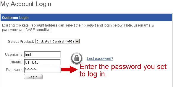 Click the link in the Email to complete account activation, and enter the login page as follows.