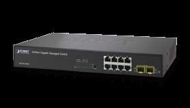 8-Port 10/100/Mbps + 2 100/X SFP Managed Ethernet Switch Cost-effective IPv6 Managed Gigabit Switch Solution for SMB To fulfill the demand of IPv6 (Internet Protocol version 6) network