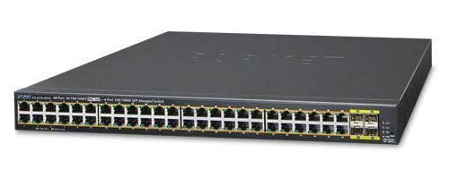 cost-optimized, high-density + Managed Gigabit Ethernet Switch featuring PLANET intelligent functions to improve the availability of critical business applications.