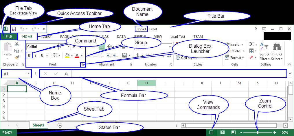 Introduction to Microsoft Excel 2016 INTRODUCTION EXCEL is an Electronic Spreadsheet Program.