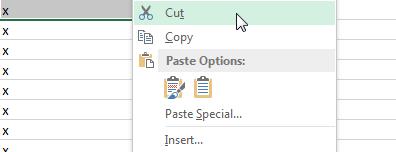 COPY AND PASTE CELL CONTENT Excel allows you to copy content that is already entered into your spreadsheet and paste that content to other cells, which can save you time and effort. 1.