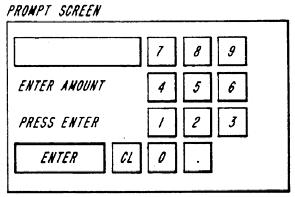 selection of the checking account, for example, the screen display of FIG. 12 is shown, and the screen of FIG. 13 then appears. 8:36-9:8. Fig. 11.