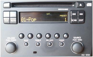 Radio Model CD-Changer MD-Changer Satellite TV HU-555 Yes No No?