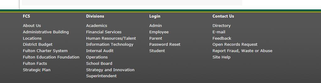 FCS Password Reset Utility on the Student Portal - Enroll in the Password Reset Utility to reset your network password NOTE: ALL students must also enroll in