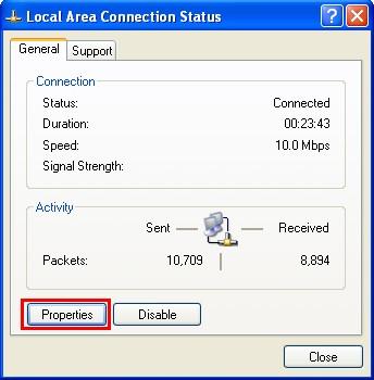Click start->settings->network Connections 2.