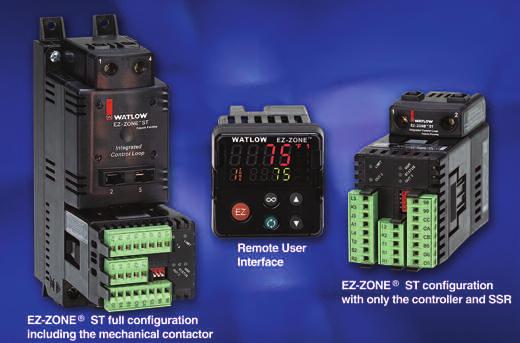 EZ-ZONE ST EZ-ZONE ST Integrated Control Loop Makes Solving the Thermal Requirements of Your System Easy The new EZ-ZONE ST integrated control loop solid state controller from Watlow offers complete