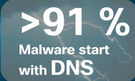 DNS-Layer Security Block threats before they reach your perimeter network Category Based Content Filtering Coverage ON or OFF the