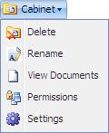 All actions (Context Menu Actions and Toolbar actions) are applied to My Folders and their subfolders. 2.4 