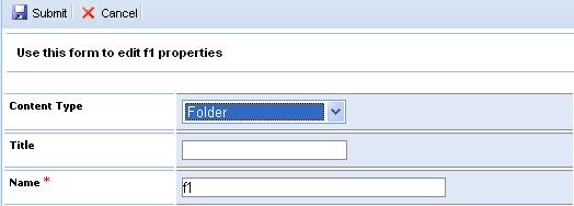 2.6.7.2 EDITING In this section, the user can edit the properties of the selected folder.