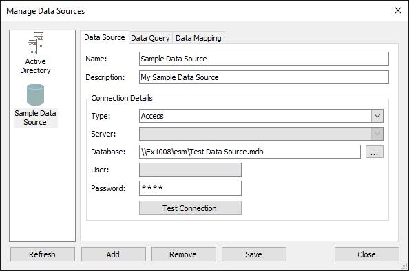 Configure a Custom Data Source This topic explains how to create or edit a custom data source for use with your templates.