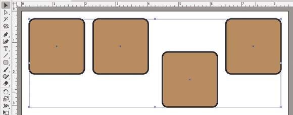 Align and Distribute Objects In addition to dragging objects around the artboard, the Illustrator Align panel makes it very easy to align and distribute selected objects relative to one another, to a