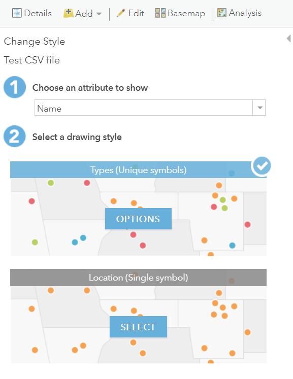 Upload and Join CSV to Layer 1. In your map Contents pane (in the map), click on the Add drop-down menu and select add layer from file. Browse to your file and select Import Layer. 2.