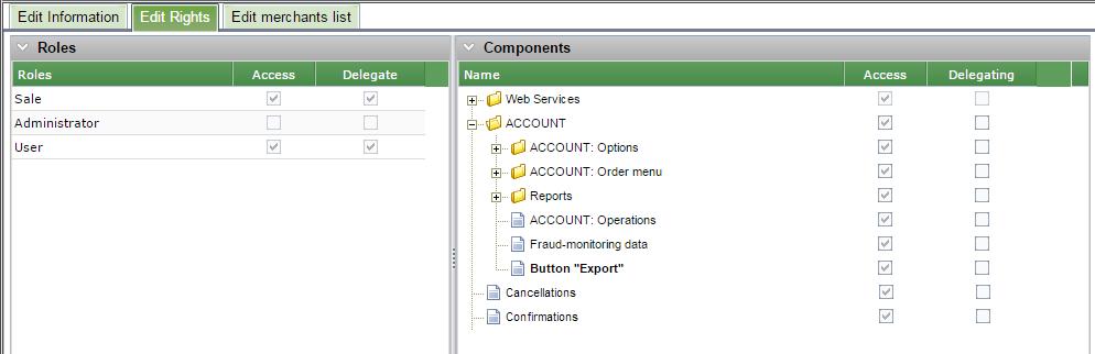 Now the user may confirm or cancel payments and/or export data to the file in the 'Orders monitor' of Personal account.