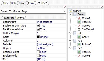 Adding and Configuring Pages By default, new reports will have one page in portrait orientation upon creation.