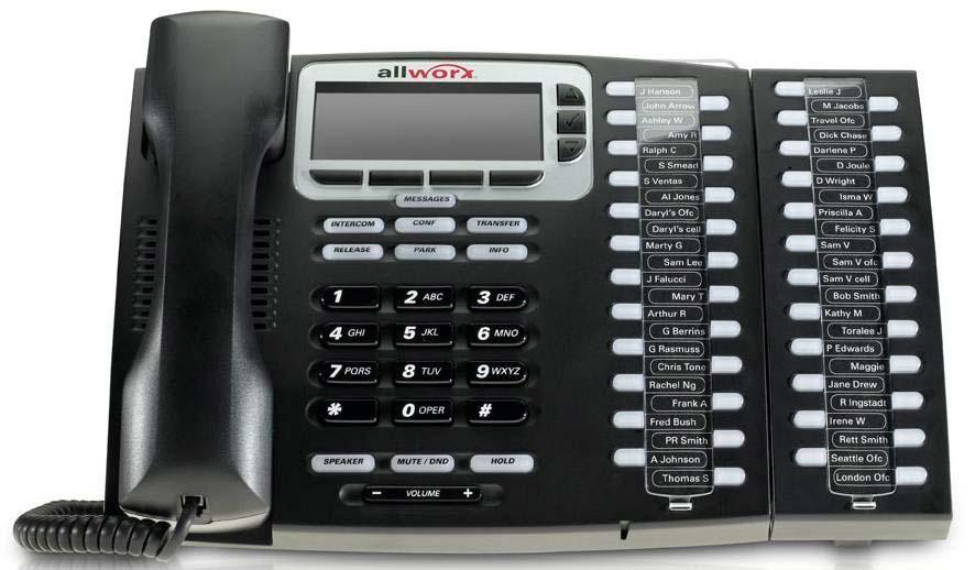 1 Installation Overview The Allworx Tx 92/24 Telephone Expander increases the power of your Allworx phone by adding 24 Programmable Function Keys.