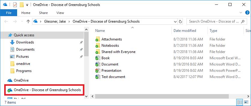 This is where you should save all your school related files so that they don t get lost if your device is broken.