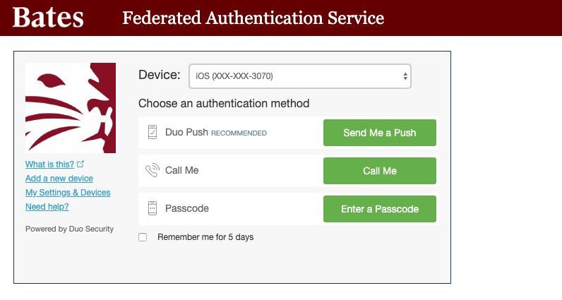 Add an Additional Authentication Device When setting up a smartphone/mobile device or key fob to authenticate with Duo Security, you will also want to add an alternate or backup option.