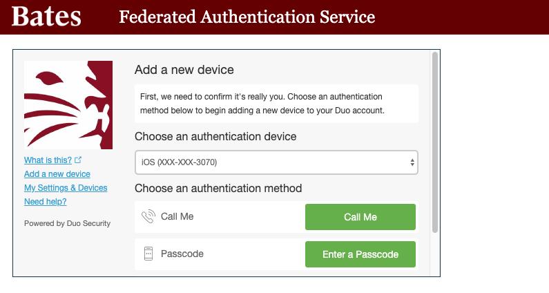 Step 2: Authenticate your Access Click on an authentication button in order to proceed.