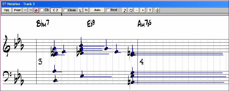 Chord Height Adjustment The Notation Event dialog also lets you make an adjustment to the chord symbol height for a beat, by choosing the Chord Height Adjustment event type.