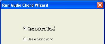 Audio Chord Wizard Overview Chapter 12: Wizards, Tools, and Plug-Ins The Audio Chord Wizard is an extremely powerful feature that automatically finds chord symbols (C, Fm7 etc.