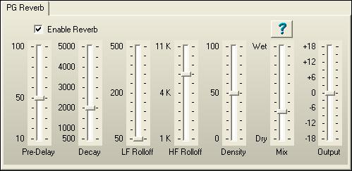 PG Reverb Appendix A: PG Music DirectX Plug-Ins Reverb is the spacious sound of multiple reflections in a room. In most rooms, reverb has three distinct phases: 1.