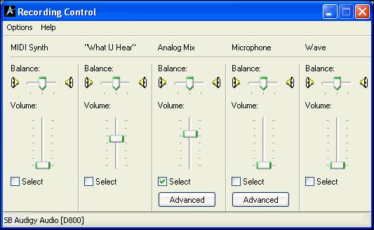 You ll need to adjust the input level. To adjust input levels that are either too low or too high just click on this speaker icon to open the recording control window.