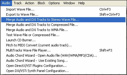 A dialog will pop up giving you a choice of whether the recorded audio will go on separate tracks or on the same track.