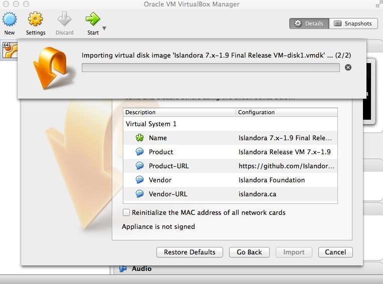 Wait for the virtual machine to