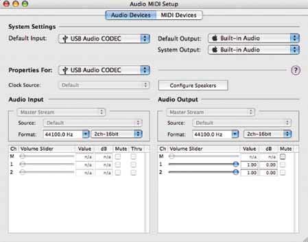 Additional MAC audio settings We have set the Audacity playback and record settings. Now it s time to set the separate Macintosh audio playback and record settings. 1.