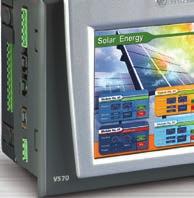 Features: 570 TM /560 TM Advanced PLC from the back-big & beautiful color 5.7 touchscreen from the front.