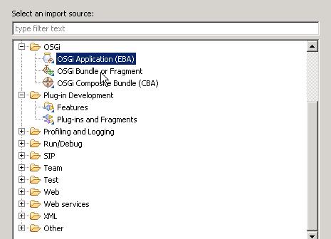 Detailed Procedures 6. Import existing application XFS.
