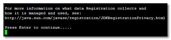 IOM Manual 6. Installing the OC Server on Dedicated Hardware Figure 6-14: OC Server Application Installation (Linux) - Java Installation 9.
