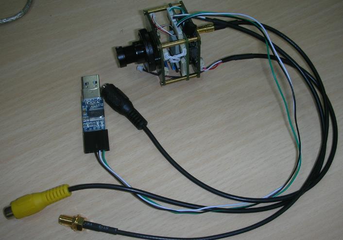 Package Contents DC-103 Camera USB UART configuration board MCX to