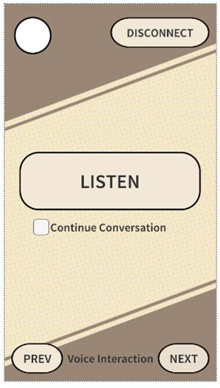 Sample 1: PopPet sample app screenshots Click LISTEN and say move forward or move backwards or stop or what time is it and it will respond and answer.