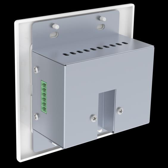 1 Overview The Dante Audio interface is a cost effective multi-io wall box and is designed to fit into most dual gang US junction boxes.