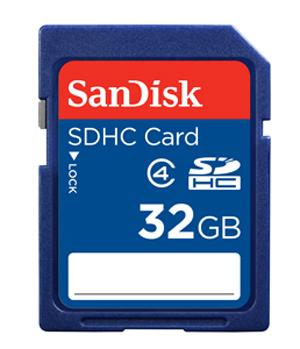 Sandisk Standard SD SECURE DIGITAL HC CARD 32GB SDHC (REPLACES SDSDB32) $19.99 $29.