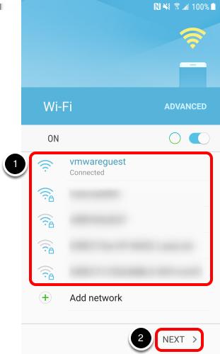 2. Connect to Wi-Fi 1.