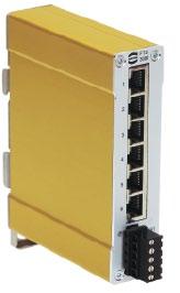 Ha-VIS FTS 3000 Ethernet Switch Ha-VIS FTS 3060-A 6-port Ethernet Switch with Fast Track Switching Technology managed Advantages Identification, acceleration and preference for automation frames