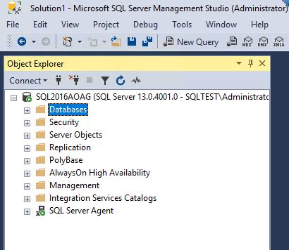 Use SQL 2016 Availability Group to connect to the SQL Server Cluster.