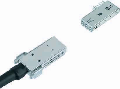 Technical characteristics Number of contacts 10 Approvals IEC 61 6-4-1 UL recognized: E1029 Contact pitch Connector pitch 2 mm 6 mm Working current 1.5 A at 70 O C Test voltage U r.m.s. 750 V Contact resistance Insulation resistance 30 m 10 10 Temperature range during reflow soldering -55 O C + 125 O C female: max.