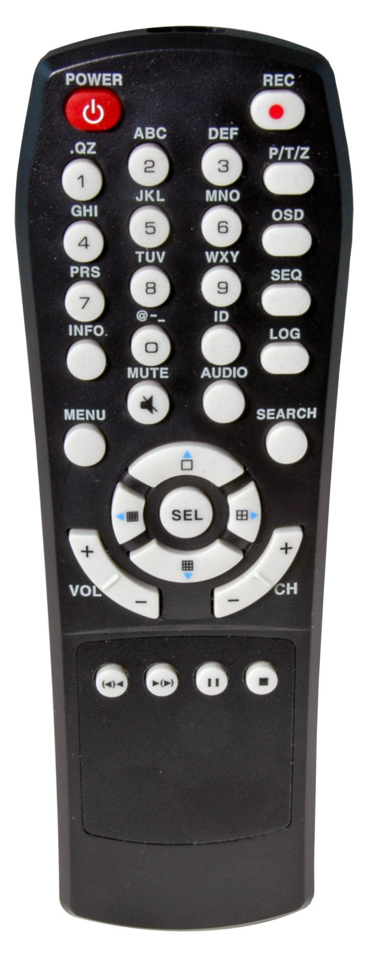Remote Control Remote Control Listed below is a quick reference for the Remote Control.