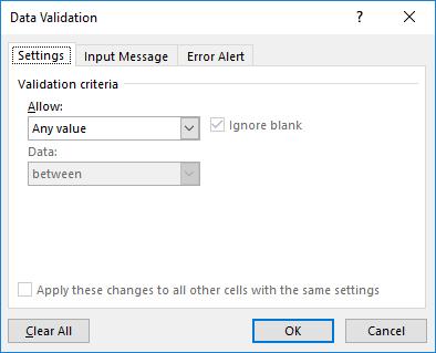 6. Validating Data Entry Data validation is an Excel feature that you can use to define restrictions on what data can or should be entered in a cell.
