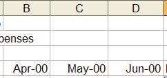 Copying & pasting a formula We can copy a formula from one cell to another. Let s copy the same formula we used for average Cost of Goods, so it will calculate average Gross Income 1.
