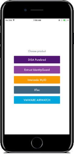 Workspace ONE UEM PIV-D Manager Installation and Configuration 3 The VMware PIV-D Manager can be pushed to devices as a managed app or users can download it from the app catalog.
