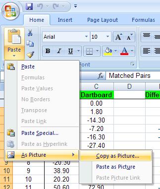 Now, select the desired range in the spreadsheet.