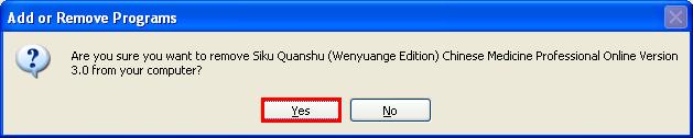 In the Add or Remove Programs window, select the item Siku