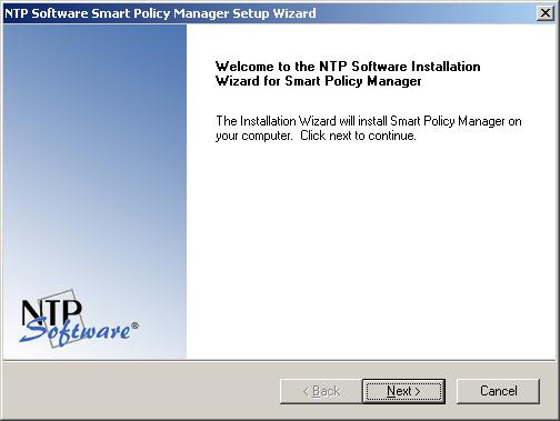 Run the DefendX Software Control-Audit installer. If DefendX Software Smart Policy Manager is not installed, the following installer will launch automatically.