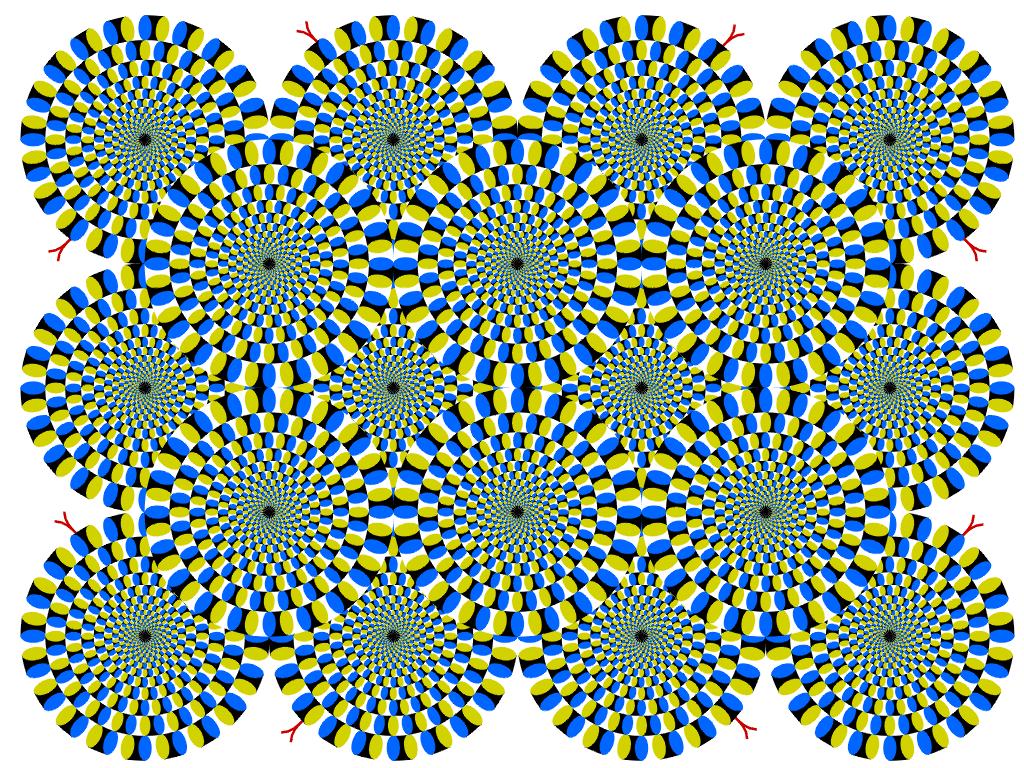 Human Motion System Illusory Snakes from Gary Bradski and Sebastian Thrun Discrete Search for Optical Flow Given window W in
