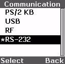 -- or -- Select Two way to use the HE45T in a bidirectional communication mode with the host computer. 3. Confirm the settings change by selecting Yes.