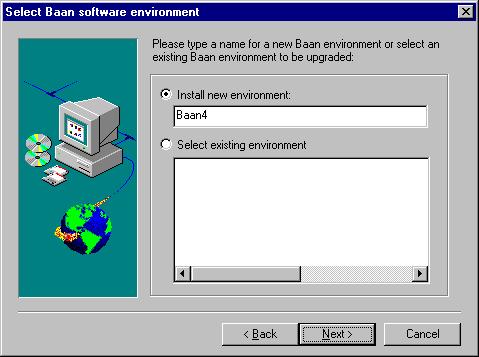 To istall BAAN IV for DB2 Uiversal Database 3 Isert the BAAN distributio CD-ROM i its device. The system automatically displays the Welcome scree.